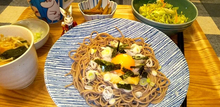 '22．4/12
今夜はさっぱりおろし蕎麦😋|たえさん