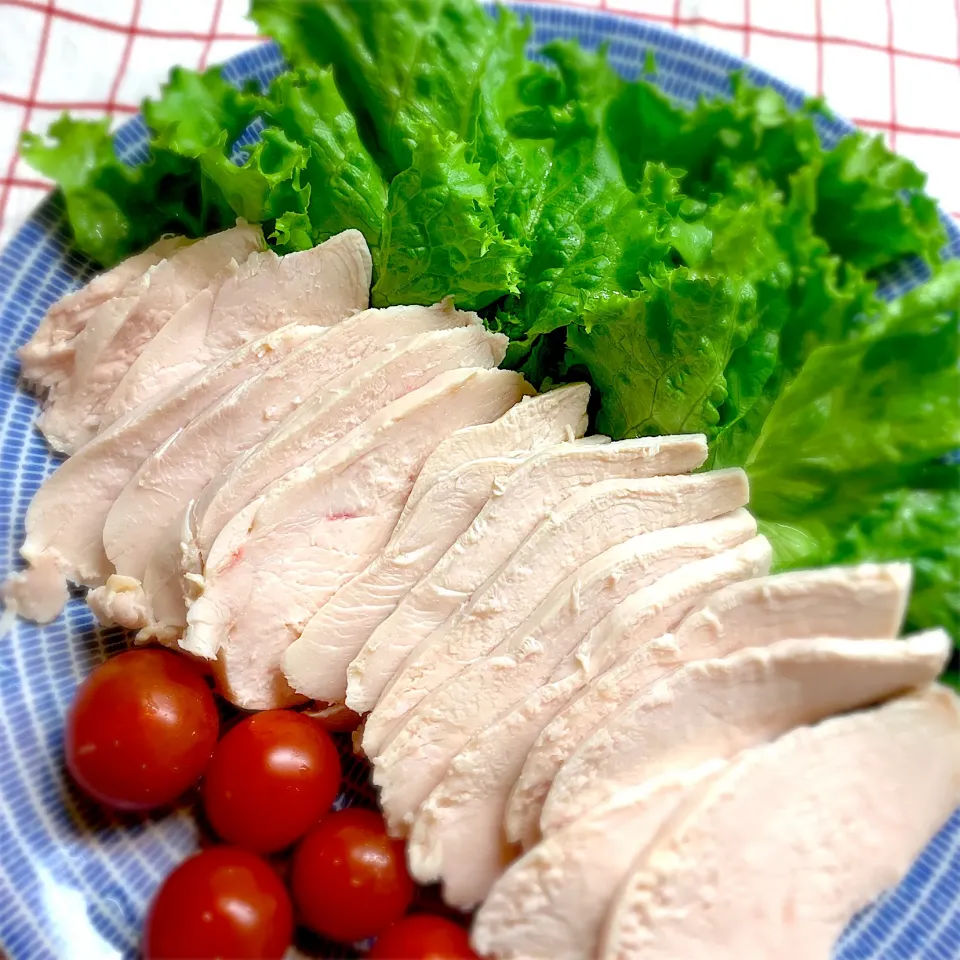 抹茶クッキーさんの料理 ＊ほったらかしで、しっとり美味しい鶏ハム＊|chicaocafeさん