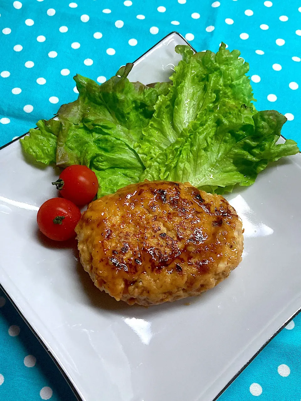 オートミールで豆腐ハンバーグ|まめすけ⭐︎さん