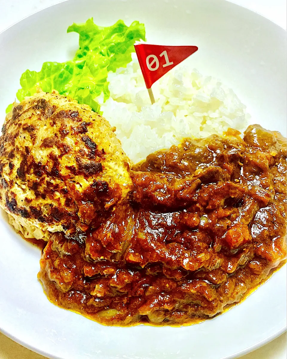 ハンバーグカレー🍛|くみさん