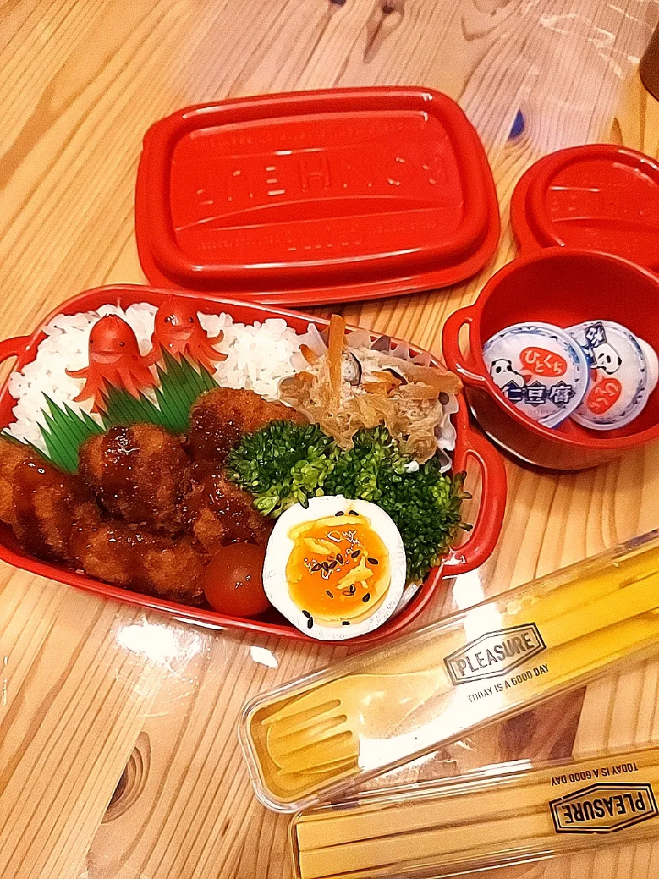 Snapdishの料理写真:2022,4,14 娘弁当🍱|あずきラテさん