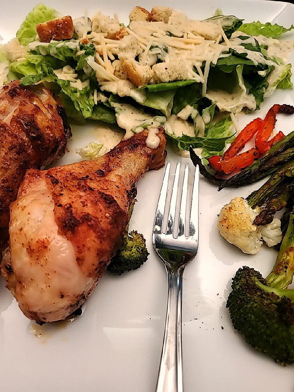 Chicken, Salad n Roasted Veggies|Ashさん