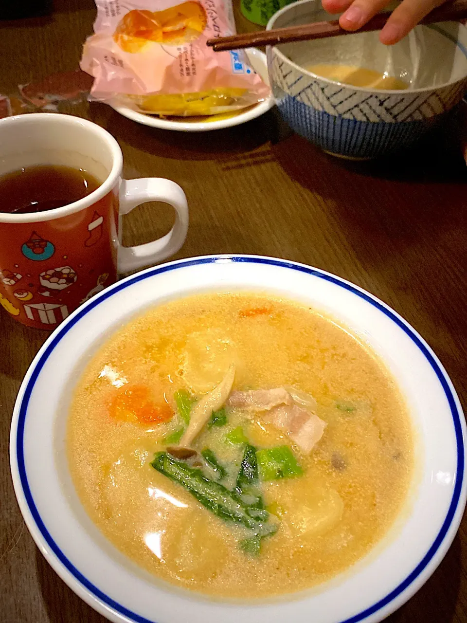 豚肉と野菜きのこのすいとんスープ🥘|ch＊K*∀o(^^*)♪さん