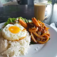 Morning breakfast in Senibong Golf Club ⛳ |Lesa Longさん