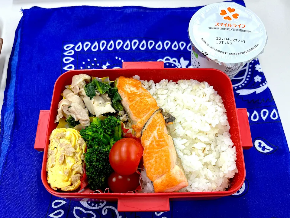 Snapdishの料理写真:2022.04.14のお弁当🍱|Sakimi.Sさん