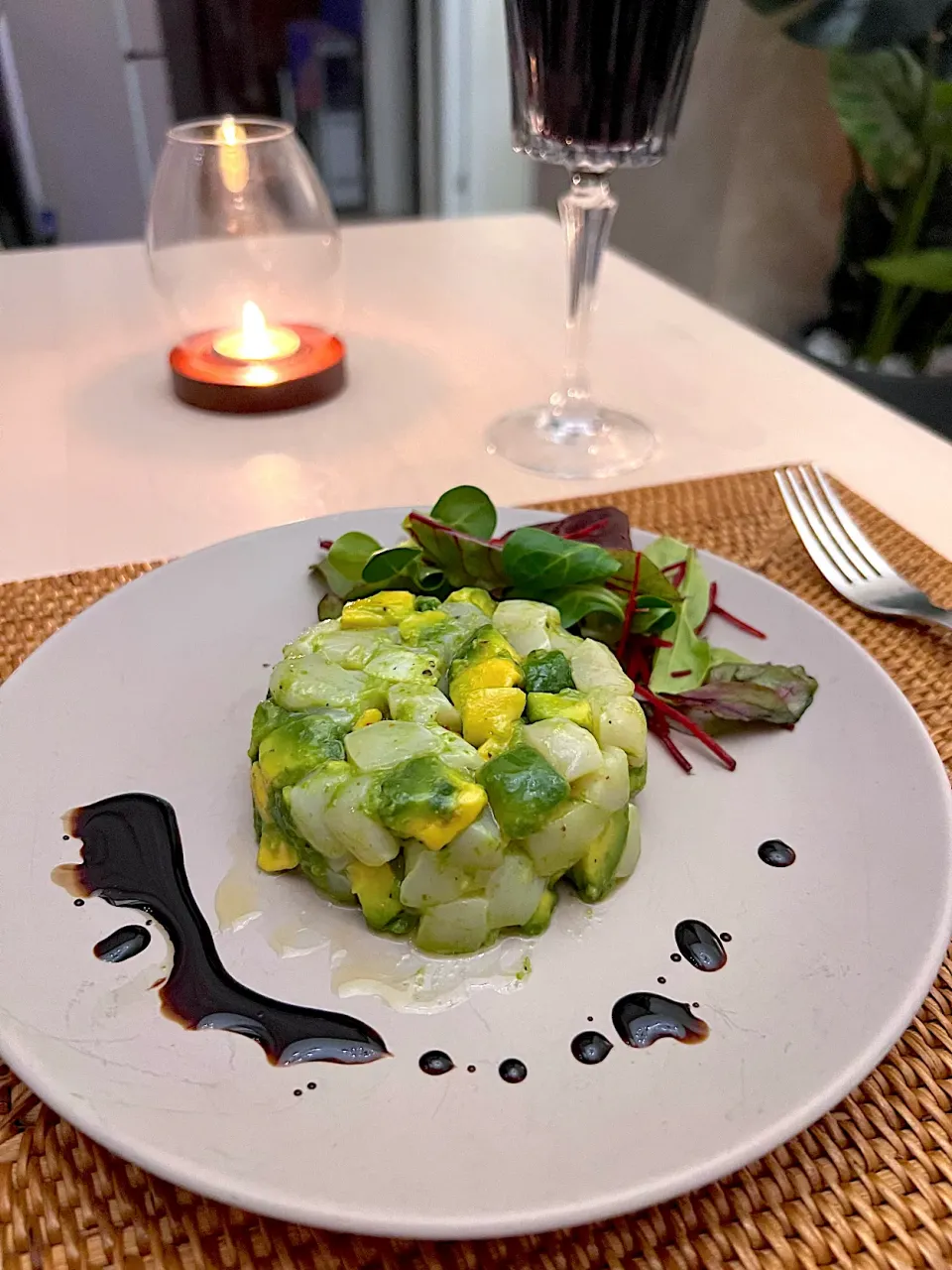 Scallop avocado tartare|monstarさん