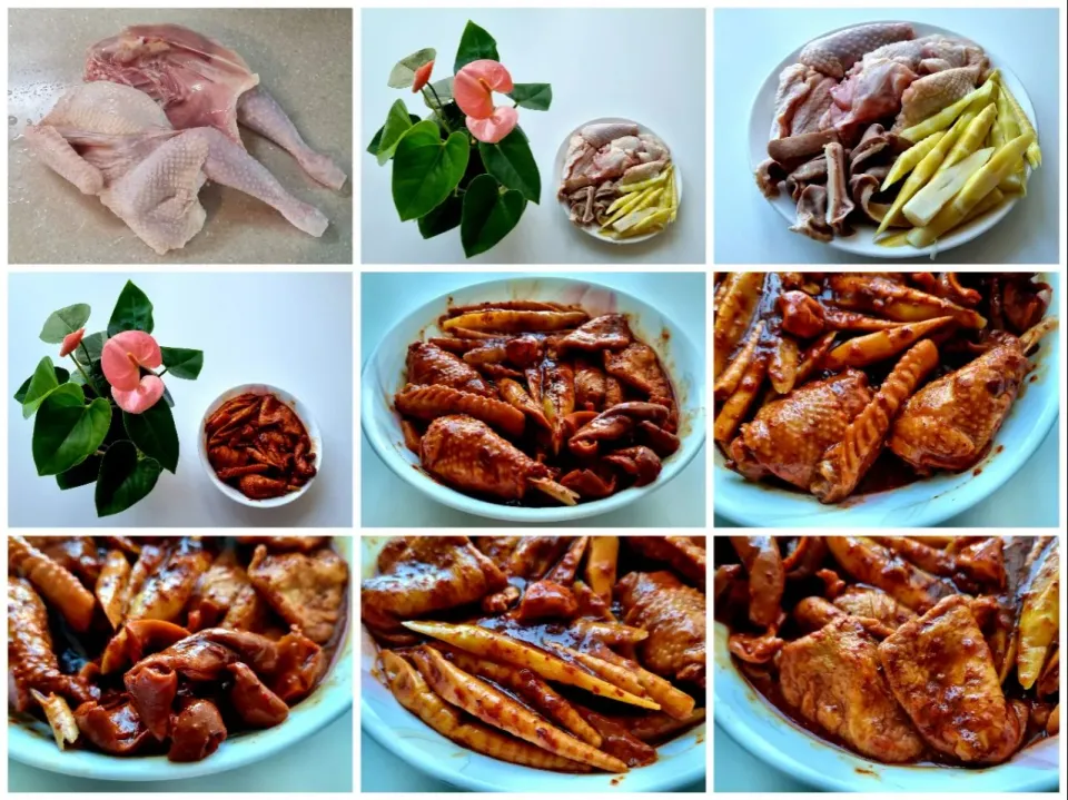 红糟鸡 - braised chicken in wine dreg paste|steven z.y.さん