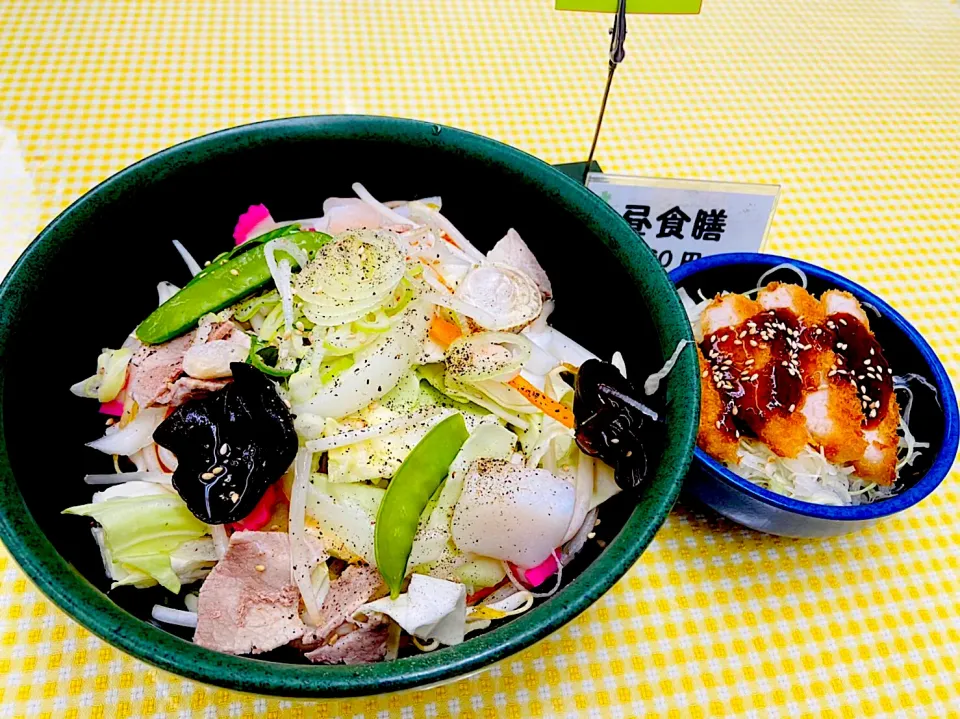 金曜日限定　厚別ちゃんぽん麺・ミニ丼セット|nyama1さん