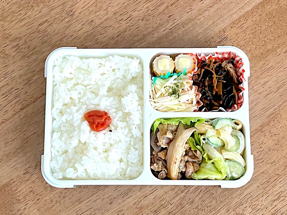 豚肉とキノコの炒め物弁当|703さん