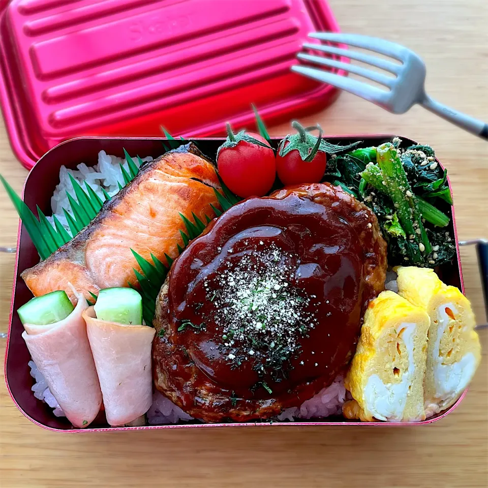 ハンバーグ弁当|さえちゃんさん