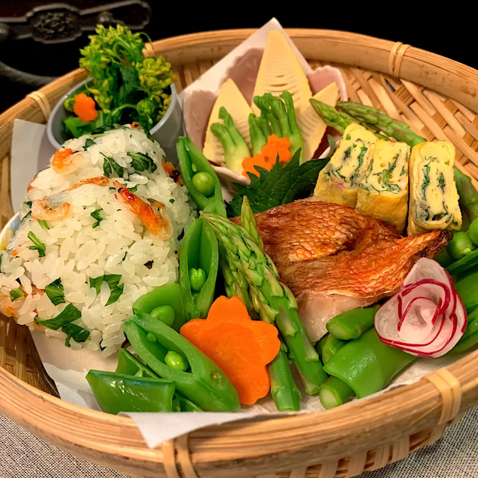 Snapdishの料理写真:旬野菜のお弁当|のらねこままさん