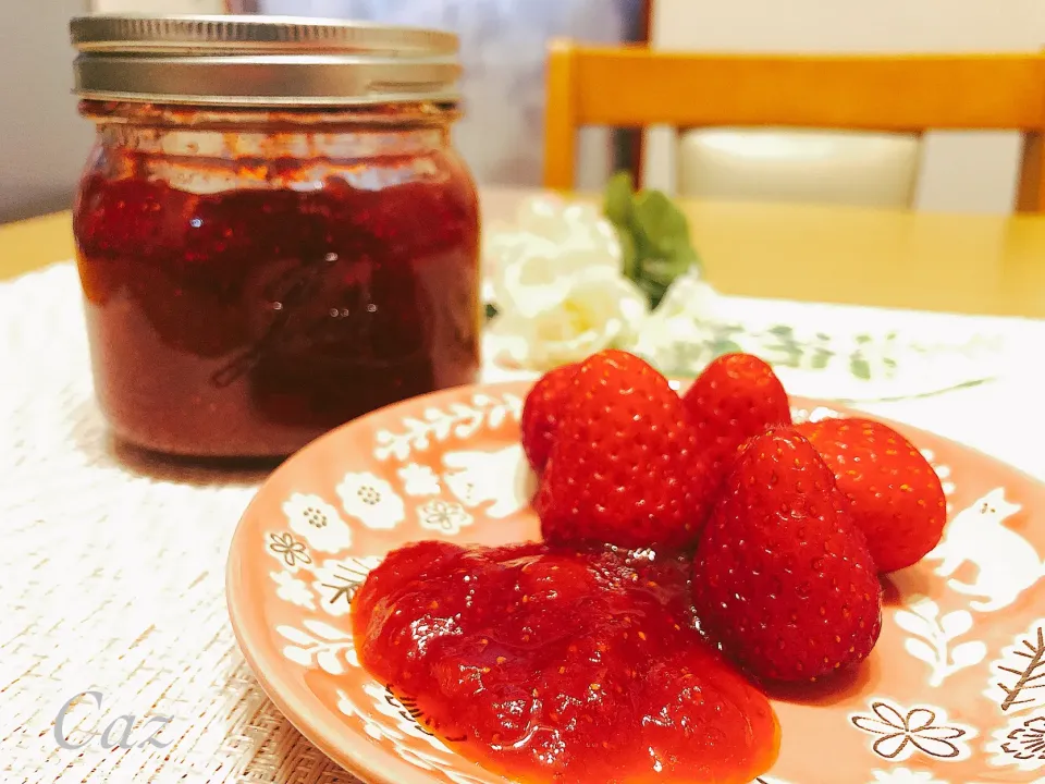 Snapdishの料理写真:いちごジャム🍓|きゃずさん