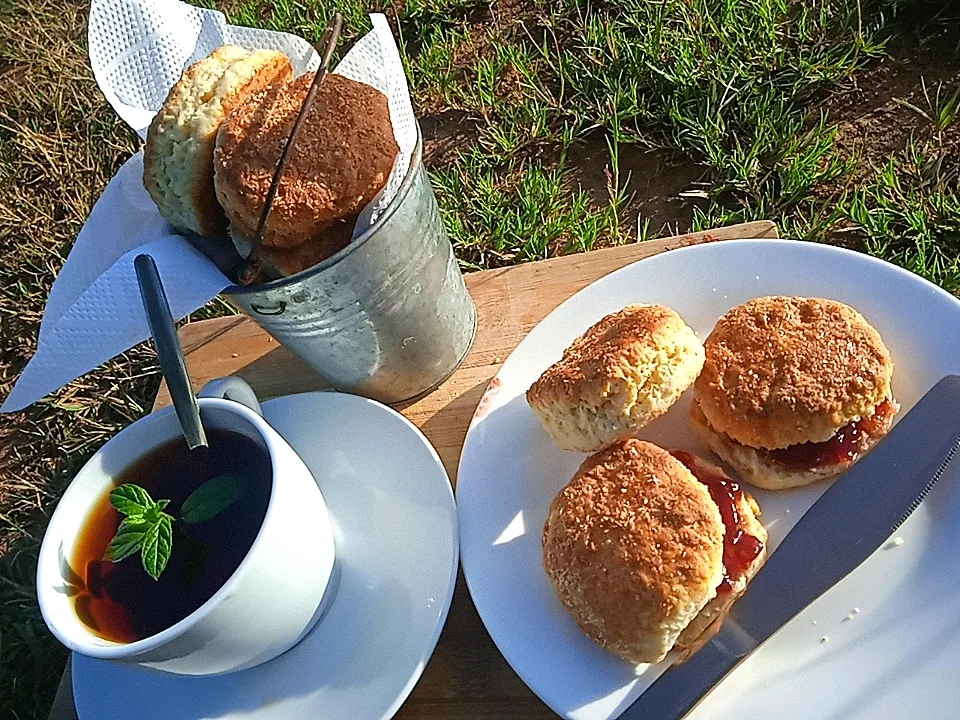 My first post Tea scones and mint tea|Sydney Sebifeloさん