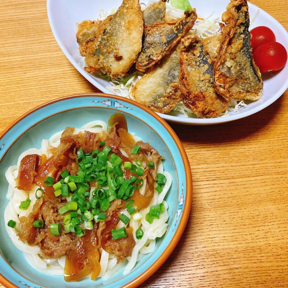 肉うどん
鯵の竜田揚げ|naoさん