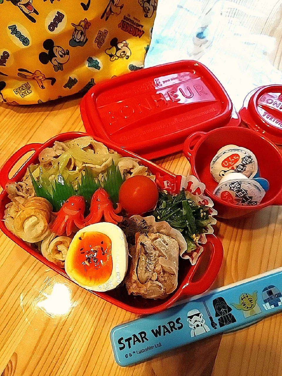 Snapdishの料理写真:2022,4,16 娘弁当🍱|あずきラテさん