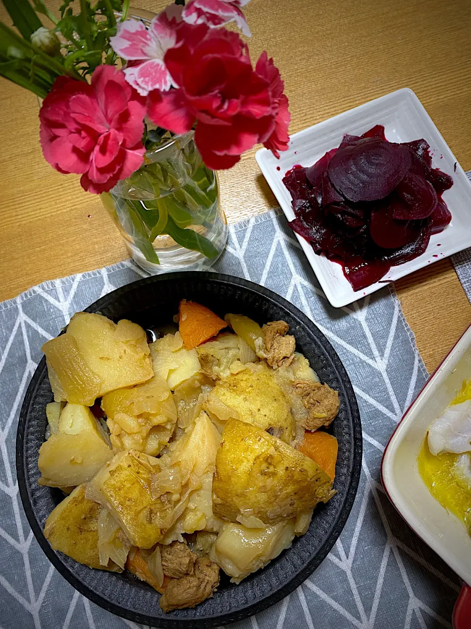 マルコメさんありがとう😍大豆のお肉　和風ブロックで肉じゃが🥕|1614さん