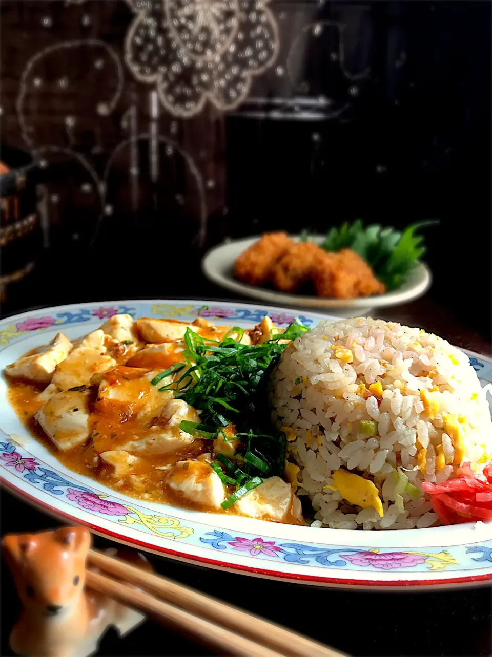 Snapdishの料理写真:麻婆炒飯🔹餃子の王将風|くろねこじったん‍さん