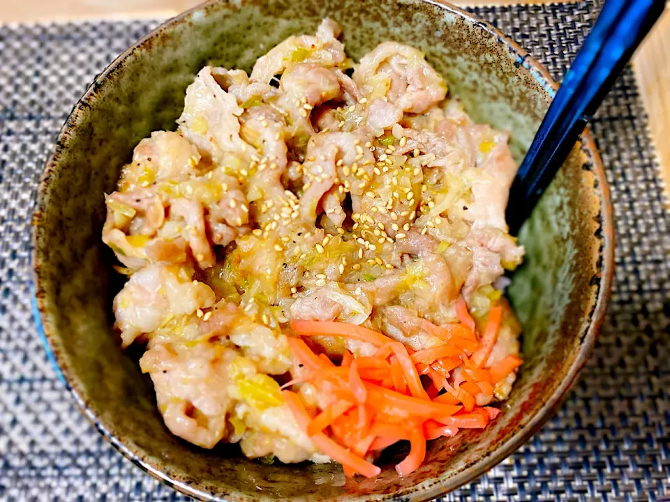 ネギ塩豚レモン丼|Yukinori Motomuraさん