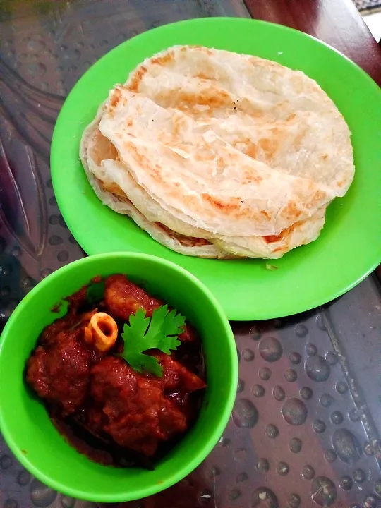 paratha and mutton curry|Anna Ganigaさん