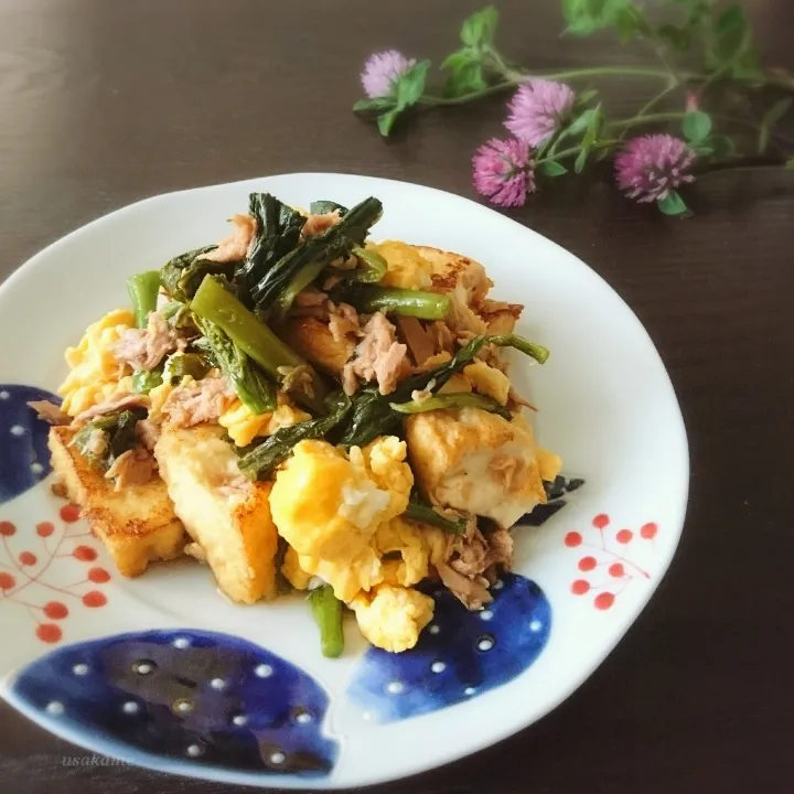 アッチさんの チキナーチャンプルー|うさかめさん