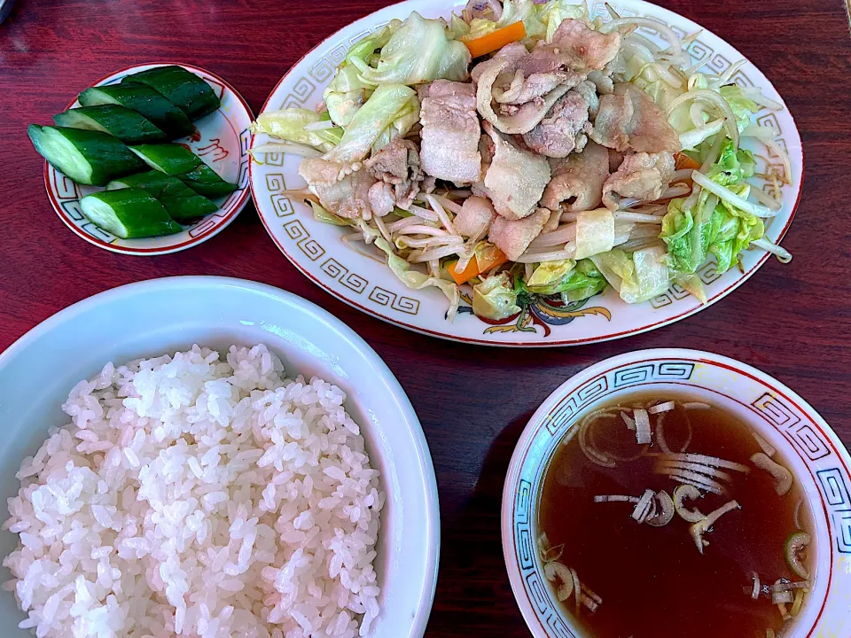 Snapdishの料理写真:#町中華　野菜炒め定食|須佐 浩幸さん