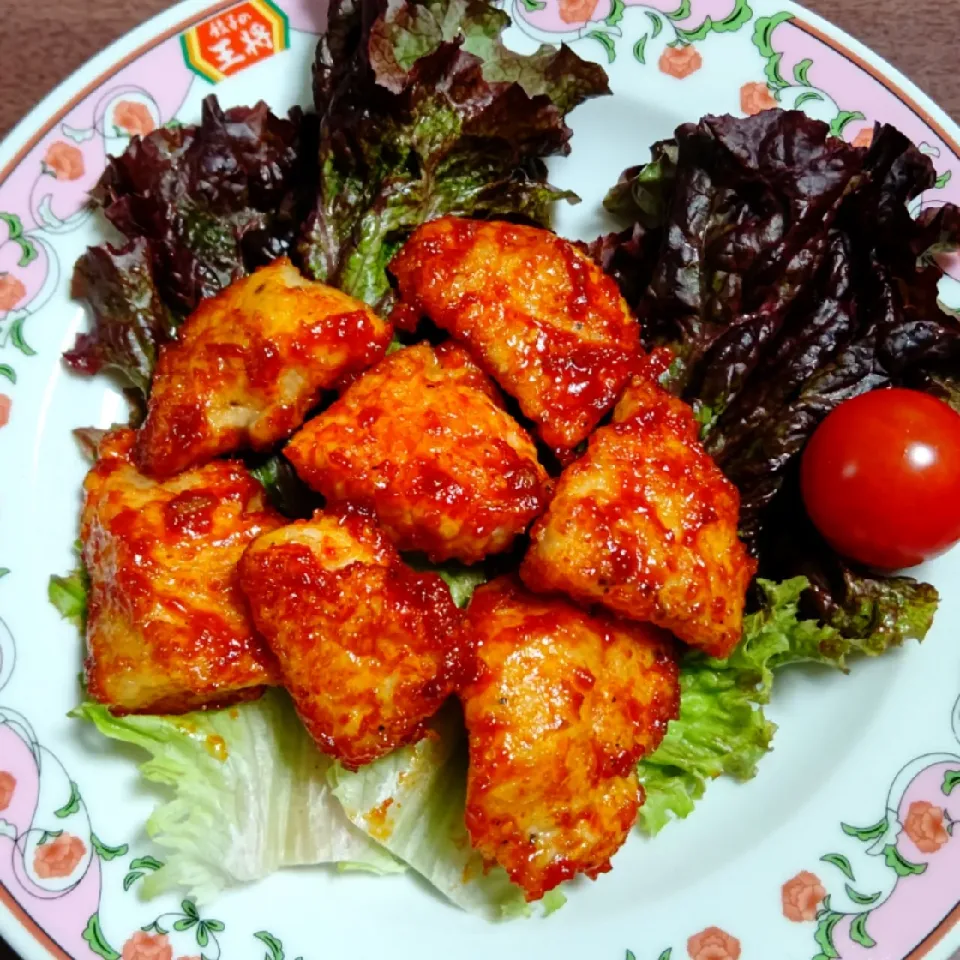 鶏むね肉のヤンニョムチキン|ひろにぃさん