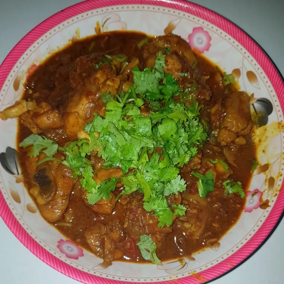 chicken curry ( burmese style)|patcookingfeverパットさん