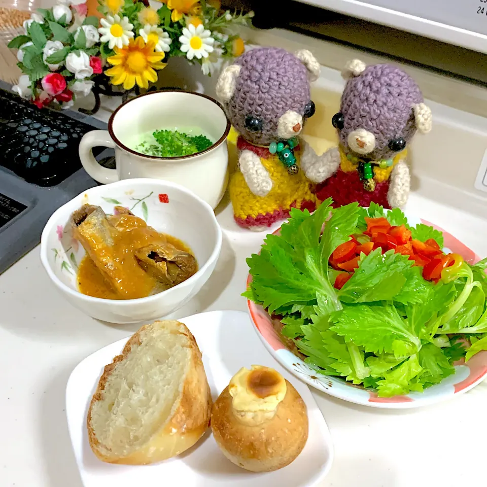 Snapdishの料理写真:晩ごぱん（╹◡╹）|chagashiさん