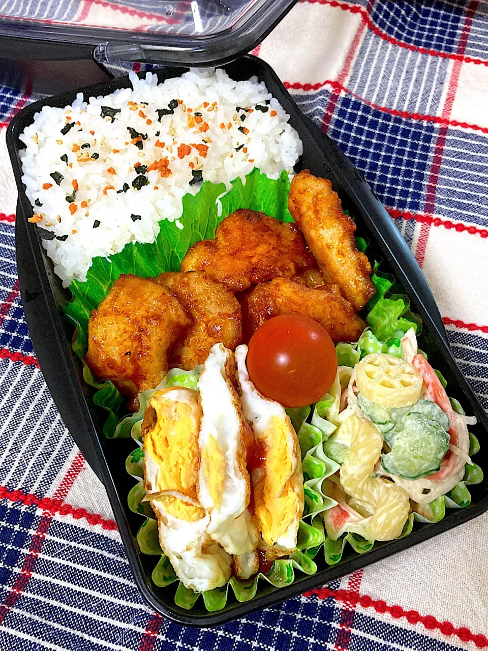 鶏むねケチャップ炒め弁当|SaDaさん