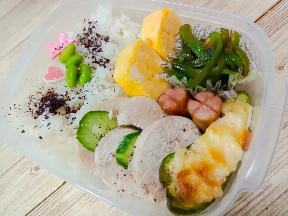 鶏ハム弁当|🍓マツコ🍓さん