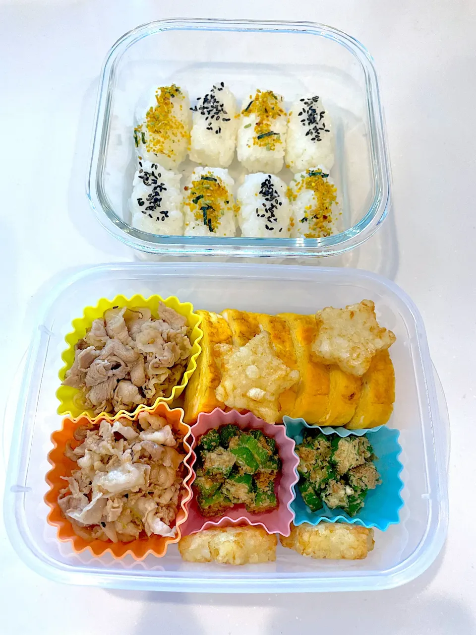 〜息子達のランチ　お弁当　幼児食〜2022.4.18|yuuさん