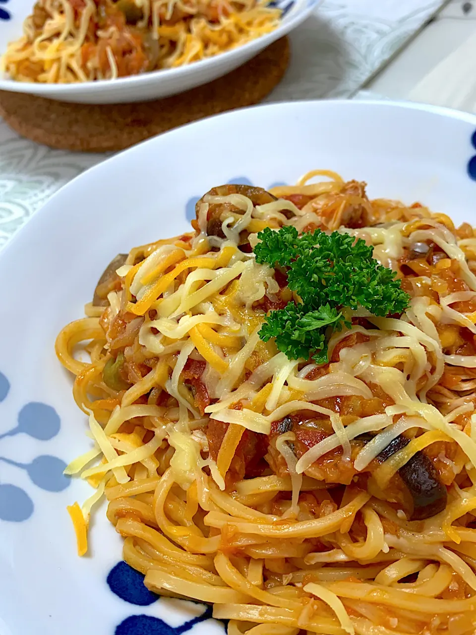 チキンとナスのトマトパスタ|yasukoさん