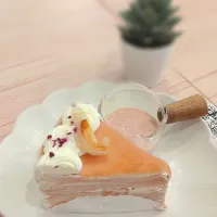 Thai Tea Crepe Cake..💞|sunshine71さん