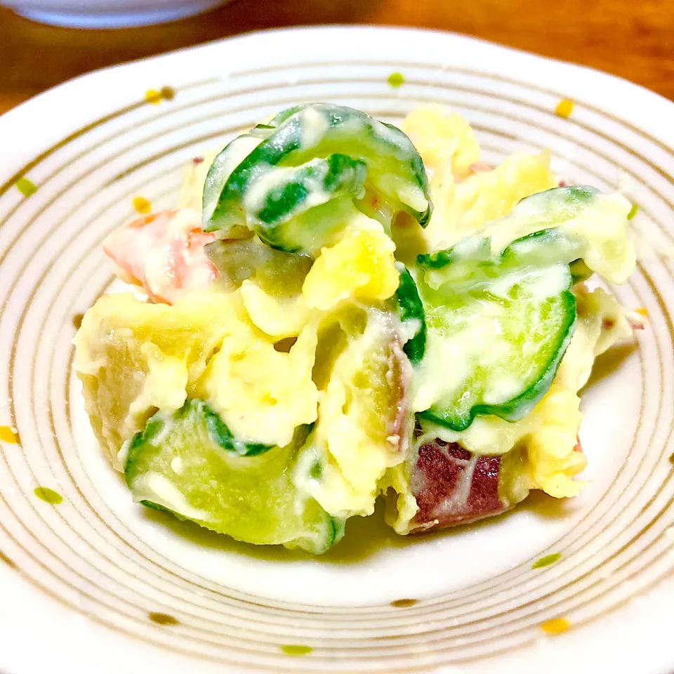 サツマイモのサラダ🥗食べ切りサイズ過ぎました🤣|まいりさん