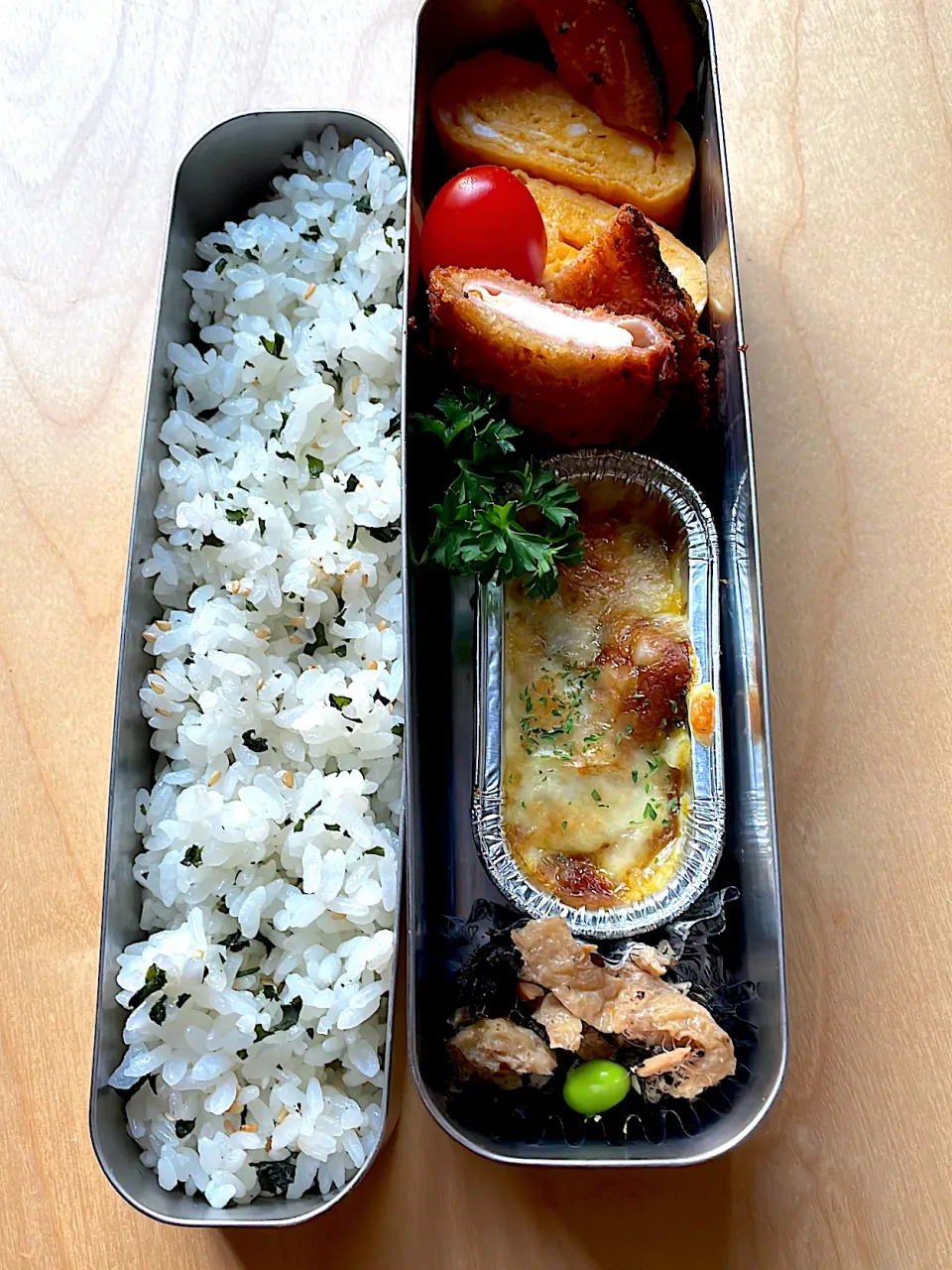 今日の中学生男子弁当🍱|はぴたさん