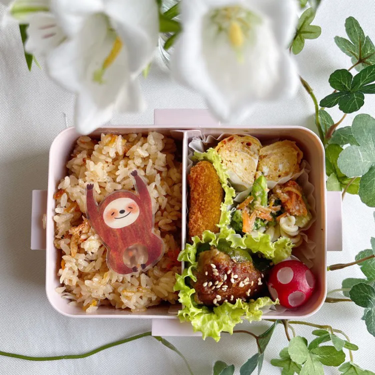 Snapdishの料理写真:4/19❤︎娘のお弁当🌱✨|Makinsさん