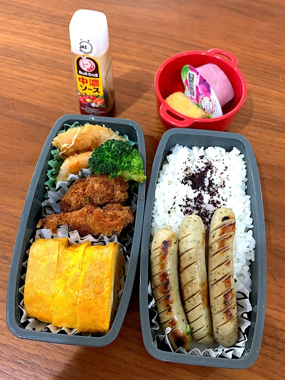 Snapdishの料理写真:2022/4/19 中3息子弁当|こうれい母さん