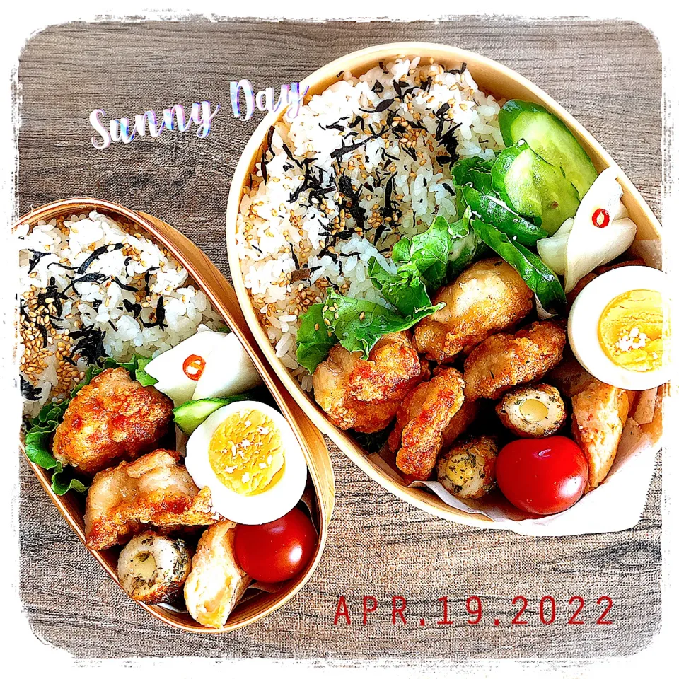 4/19 ☺︎☺︎ 唐揚げ弁当✩.*˚|jon2さん