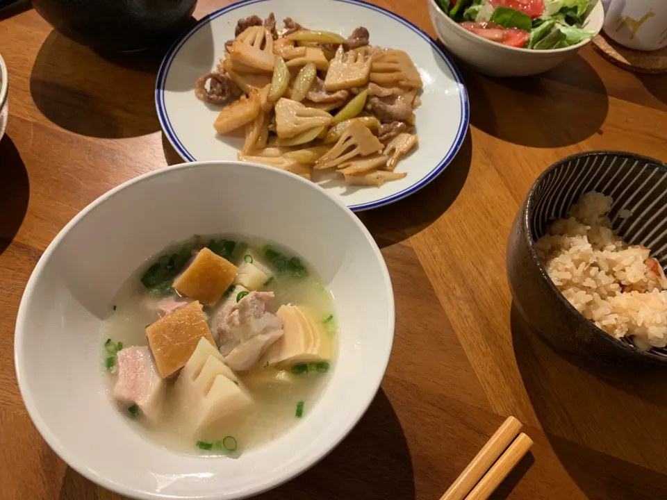 Snapdishの料理写真:醃篤鮮（筍と塩漬け肉と豚肉の煮込みスープ）|takosさん