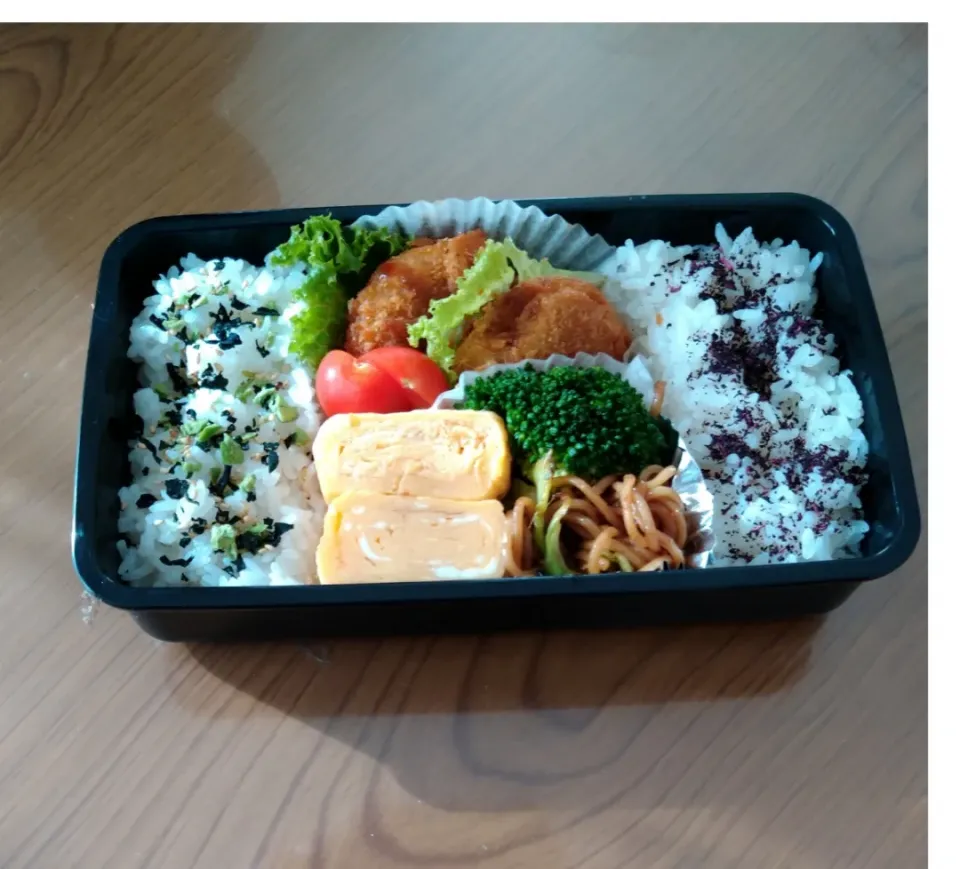 男子大学生のお弁当|かめ吉くんさん