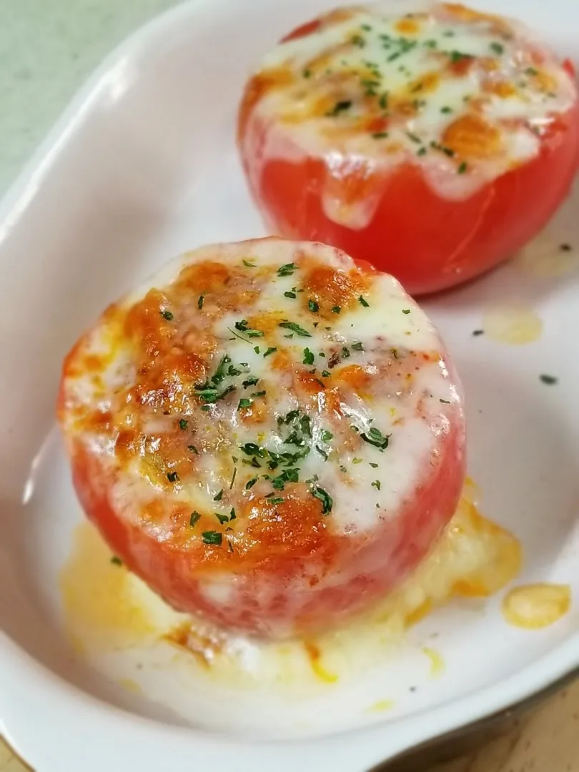 トマトカップのミートソースグラタン|ぱんだのままんさん