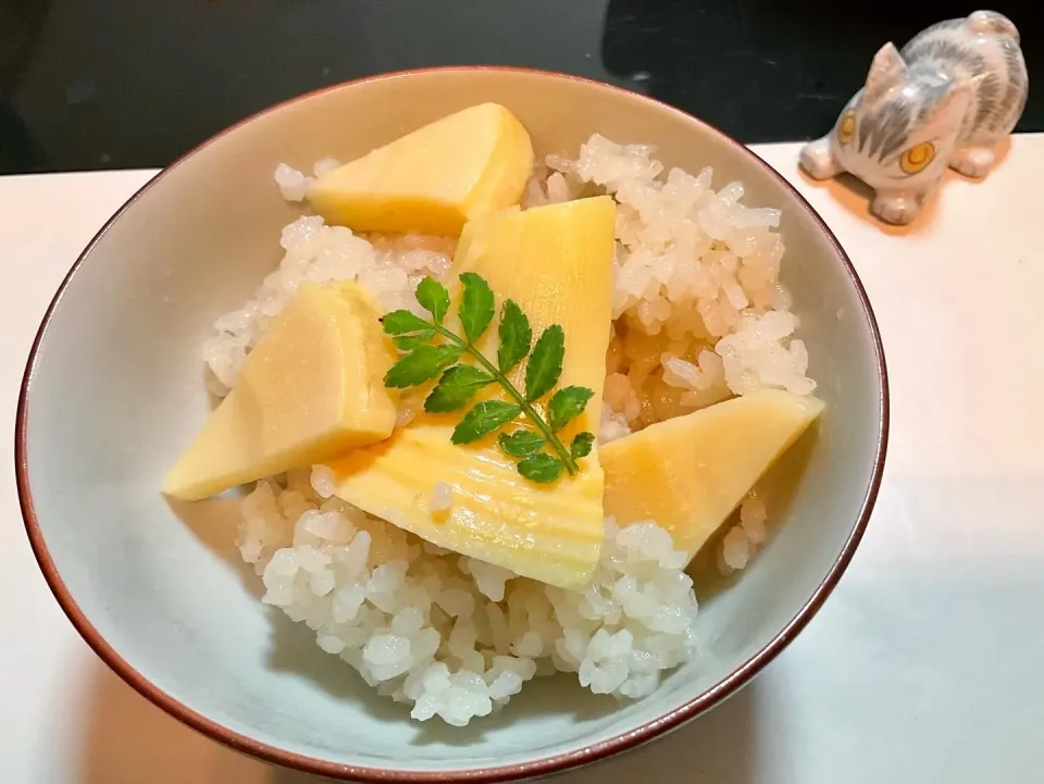 静岡と茨城産の筍を土鍋で炊き込みました。お焦げが楽しみ|Takeshi  Nagakiさん