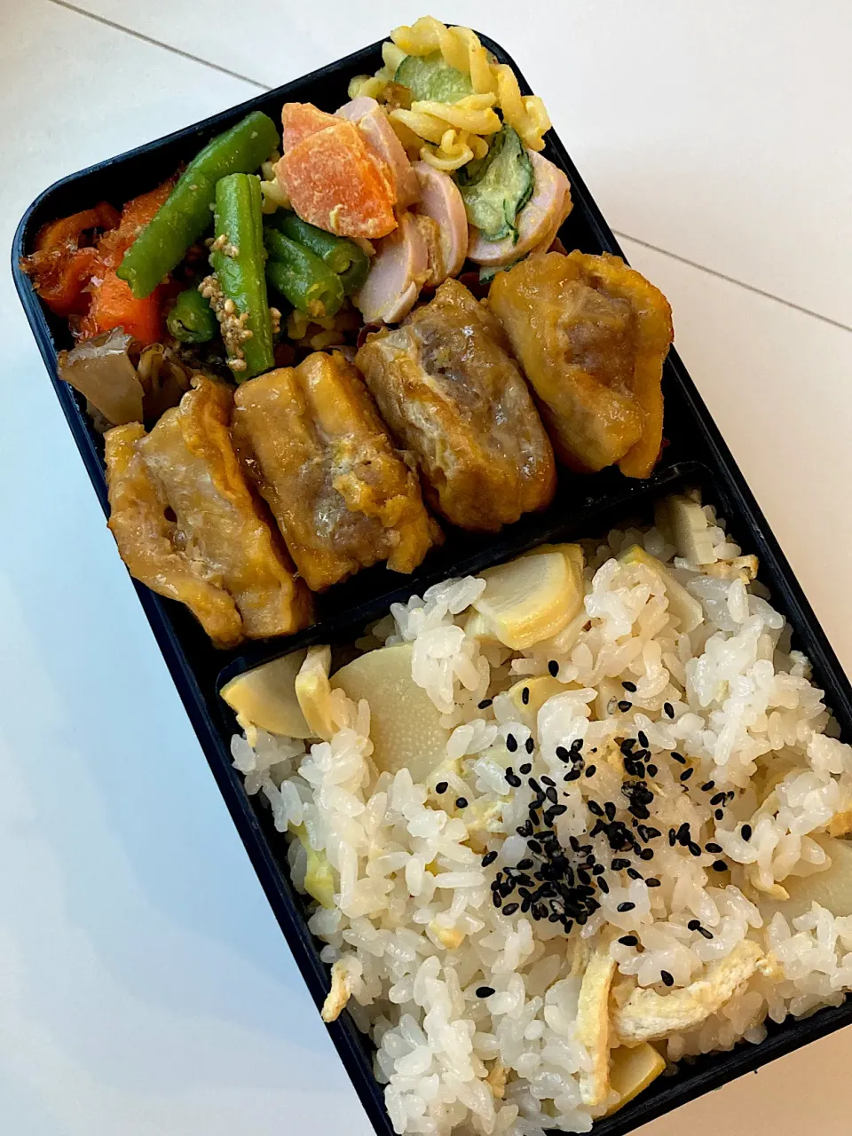 Snapdishの料理写真:中学生男子弁当|kazariさん