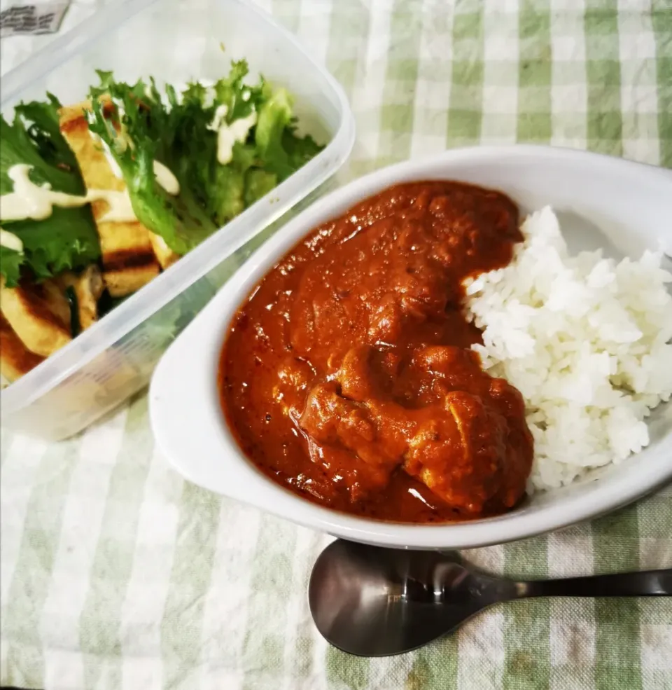 Snapdishの料理写真:バターチキンカレー👌グ〜です😀|ペンギンさん