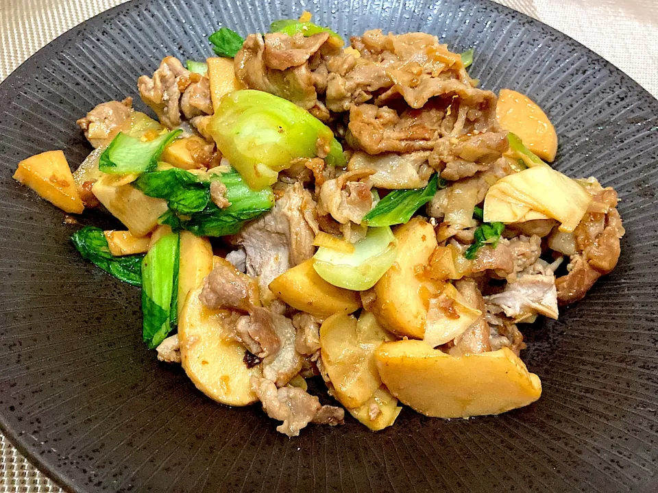 筍と豚肉の炒め物|ちかちかさん