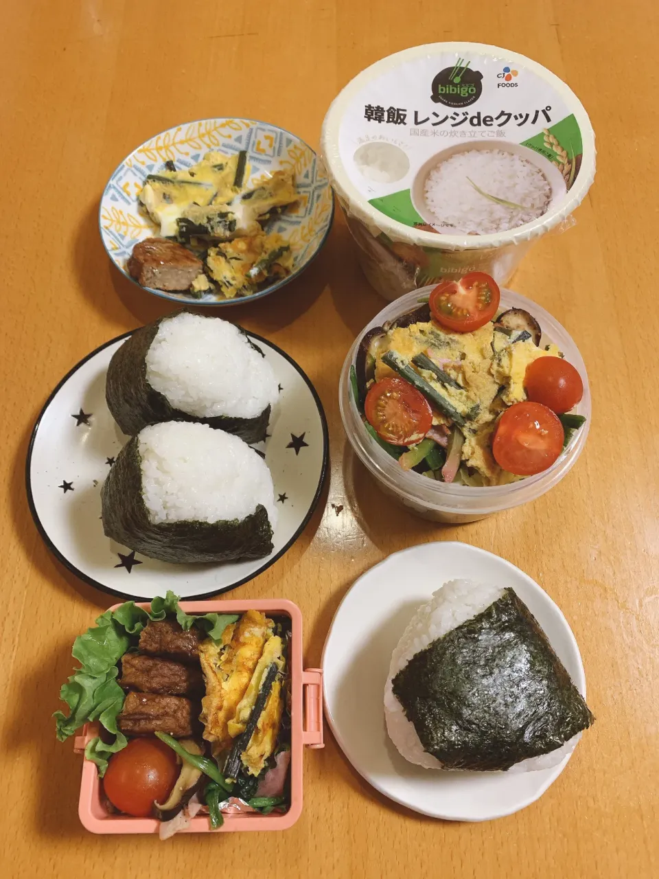 Snapdishの料理写真:月曜日のお弁当💜2022.4.18.|kimikimiさん