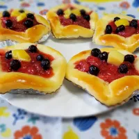 🍯🍓はちみつ苺ジャムのパン