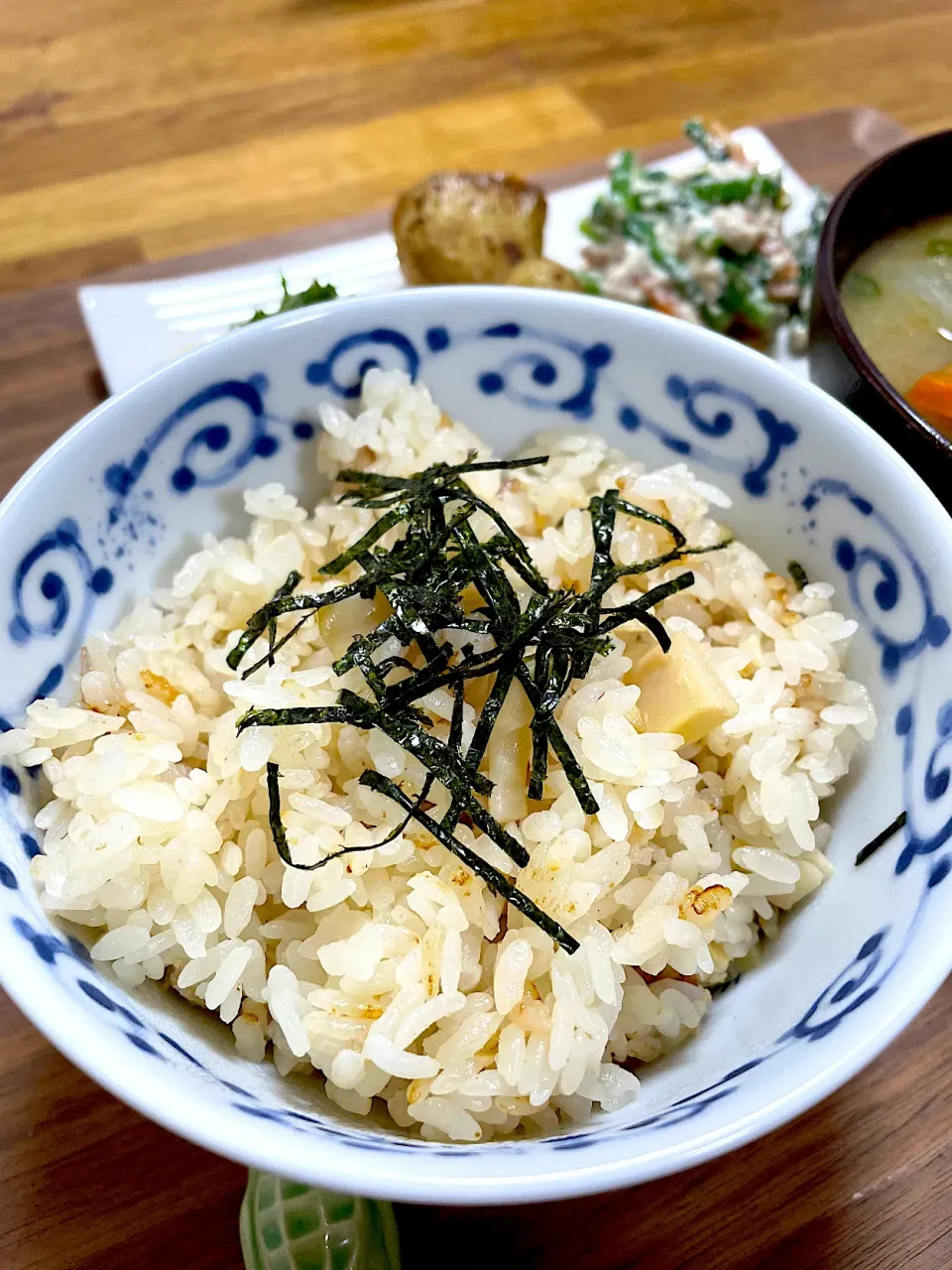 morimi32さんの料理 たけのこ御飯( ´͈ ᗨ `͈ )◞|morimi32さん