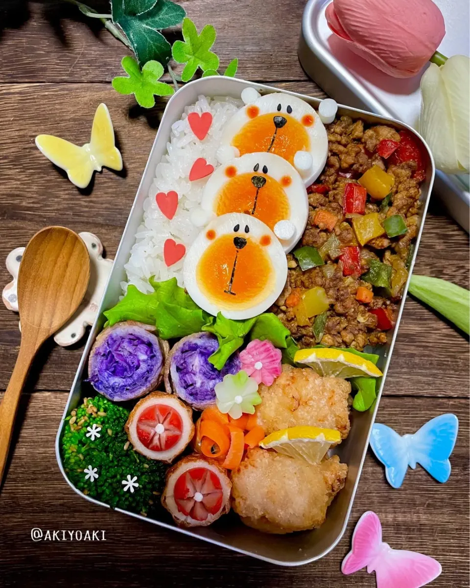 キーマカレー弁当|Akiyoෆ¨̮⑅さん