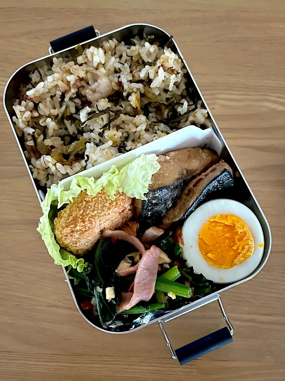 高菜チャーハン弁当🍱|ちっくんさん